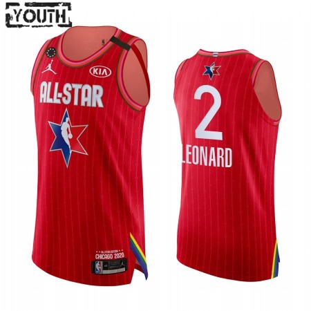 Canotte Bambino Los Angeles Clippers Kawhi Leonard 2 2020 All-Star Jordan Brand Kobe Forever Rosso Swingman